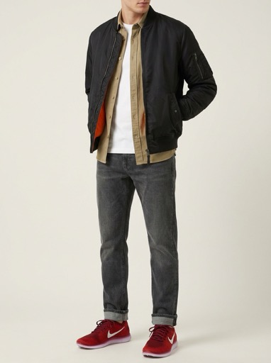 Model wearing outfit